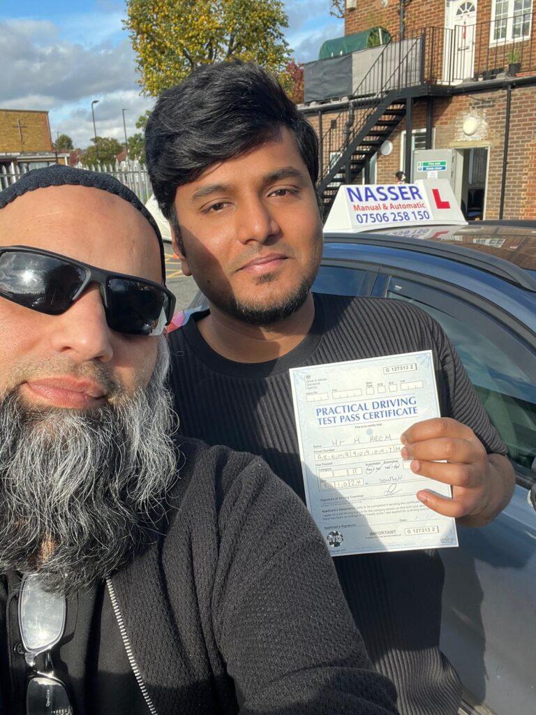 DVSA Approved Driving Instructor Nasser with student